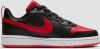 Nike Court Borough Low 2 (GS) leren sneaker zwart/rood online kopen