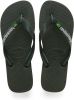 Havaianas Slippers Brasil Logo 4110850.4896.M19 Olijf Groen maat 39/40 online kopen