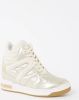 Guess Lisa sneakerwedge met metallic finish online kopen