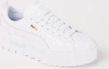 Puma Mayze Dames Schoenen White Leer, Synthetisch online kopen