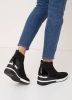 Michael Kors Skyler sneaker met gebreid bovenwerk en lak details online kopen