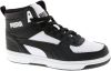 Puma Rebound Joy Halfhoge Sneaker Jongens Zwart/Wit online kopen