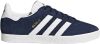 Adidas Originals Gazelle Schoenen Collegiate Navy/White/Gold Metallic Heren online kopen