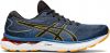 ASICS gel nimbus 24 hardloopschoenen blauw/oranje heren online kopen