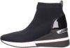 Michael Kors Skyler sneaker met gebreid bovenwerk en lak details online kopen