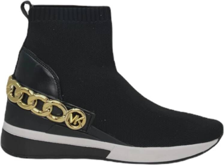 Michael Kors Women's Shoes Sneakers Skyler 43F1Skfe5D , Zwart, Dames online kopen