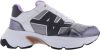 Nubikk Ross Trek Edge chunky leren sneakers zilver/multi online kopen