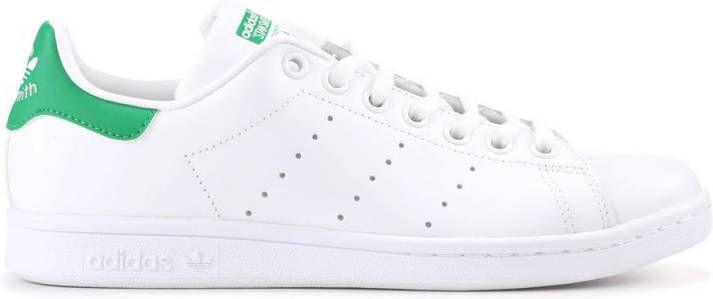 Adidas Originals Stan Smith Duurzame sneakers in wit met groen lipje online kopen