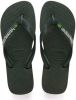 Havaianas Slippers Brasil Logo 4110850.4896.M19 Olijf Groen maat 39/40 online kopen