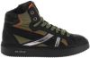 Hip Shoe Style Hoge Sneakers HIP H1096 Sneakers Zwart groen online kopen