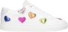 Kurt Geiger Lane Love sneaker van leer met metallic hartenprint online kopen