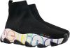 Kurt Geiger Be Kind Lettie Knit Sock chunky sneakers zwart/multi online kopen