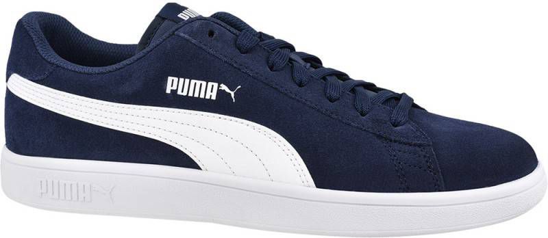 Puma Smash V2 suÃ¨de sneakers donkerblauw/wit online kopen
