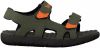 Timberland Jongens Sandalen Perkins Row 2 strap , Groen, Heren online kopen