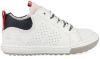 Shoesme EF22S012 B leren sneakers wit/donkerblauw online kopen