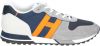 Hogan H383 Grey Blue Lage sneakers online kopen