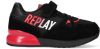 Replay Zwarte Lage Sneakers Blazen online kopen