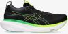 Asics gel nimbus 25 hardloopschoenen zwart/groen heren online kopen