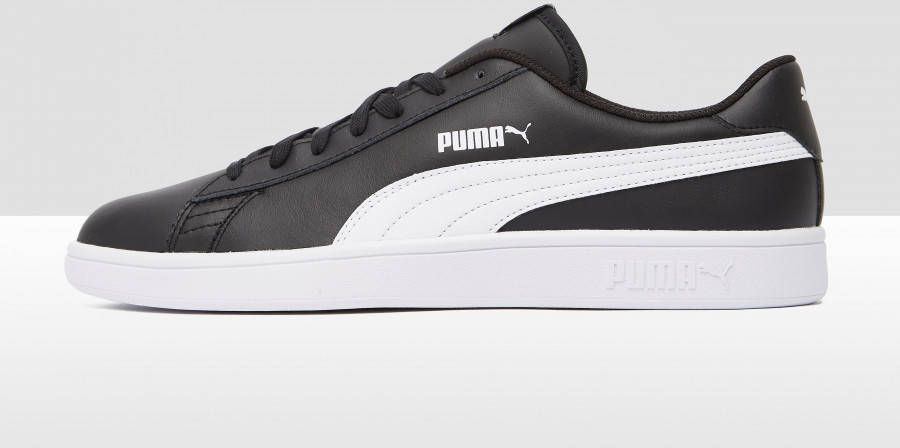 Puma Smash v2 leren sneakers zwart/wit online kopen
