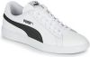 Puma smash v2 low sneakers wit/zwart heren online kopen
