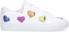 Kurt Geiger Lane Love sneaker van leer met metallic hartenprint online kopen