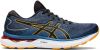 ASICS gel nimbus 24 hardloopschoenen blauw/oranje heren online kopen