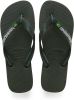 Havaianas Slippers Brasil Logo 4110850.4896.M19 Olijf Groen maat 39/40 online kopen