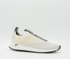 Michael Kors Bodie logo reliëf rek gebreide slip on sneakers , Beige, Dames online kopen