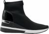 Michael Kors Skyler Stretch Knit Sock Sneakers , Zwart, Dames online kopen