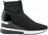 Michael Kors Skyler Stretch Knit Sock Sneakers , Zwart, Dames online kopen