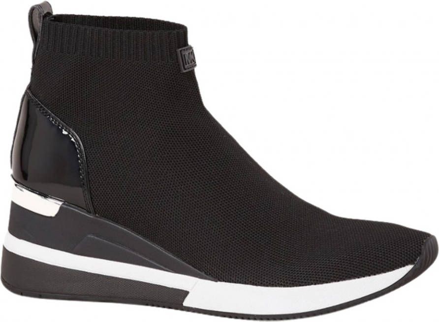Michael Kors Skyler Stretch Knit Sock Sneakers , Zwart, Dames online kopen