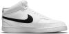 Nike court vision mid next nature sneakers wit/zwart heren online kopen