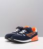 REPLAY Shoot Jr Elastic suède sneakers donkerblauw/oranje online kopen