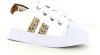 Shoesme SH21S021 A leren sneakers met glitters wit/goud online kopen