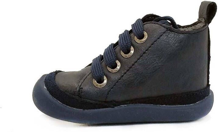Shoesme BF8W001 A leren babyschoenen donkerblauw - Mooisneakers.be