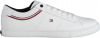 Tommy Hilfiger Sneakers ESSENTIAL LEATHER SNEAKER DETAIL met strepen in tommy kleuren online kopen