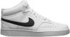 Nike court vision mid next nature sneakers wit/zwart heren online kopen