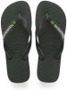 Havaianas Slippers Brasil Logo 4110850.4896.M19 Olijf Groen maat 39/40 online kopen