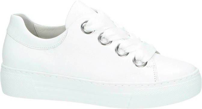 Gabor leren sneakers wit - Mooisneakers.be
