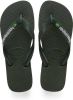 Havaianas Slippers Brasil Logo 4110850.4896.M19 Olijf Groen maat 39/40 online kopen