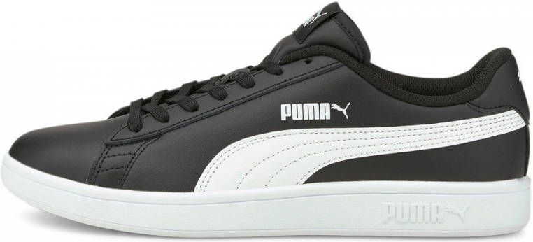 Puma Smash v2 leren sneakers zwart/wit online kopen