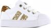 Shoesme SH21S021 A leren sneakers met glitters wit/goud online kopen